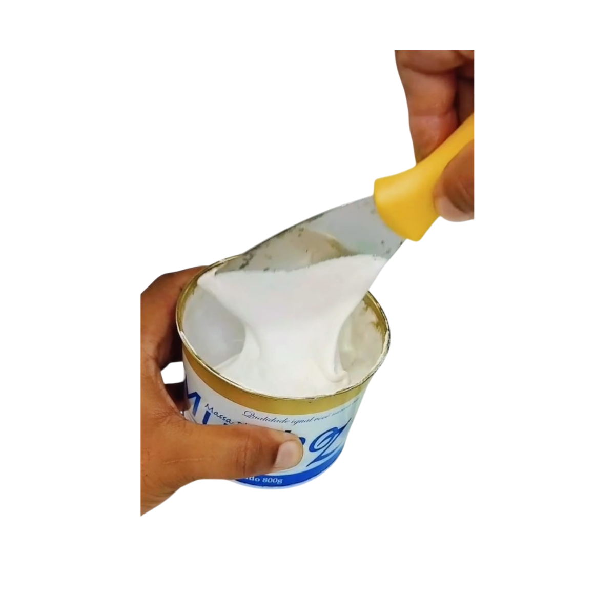MASSA PLÁSTICA 800G BRANCA - MUNHOZ - RF Solution - Abrasivos