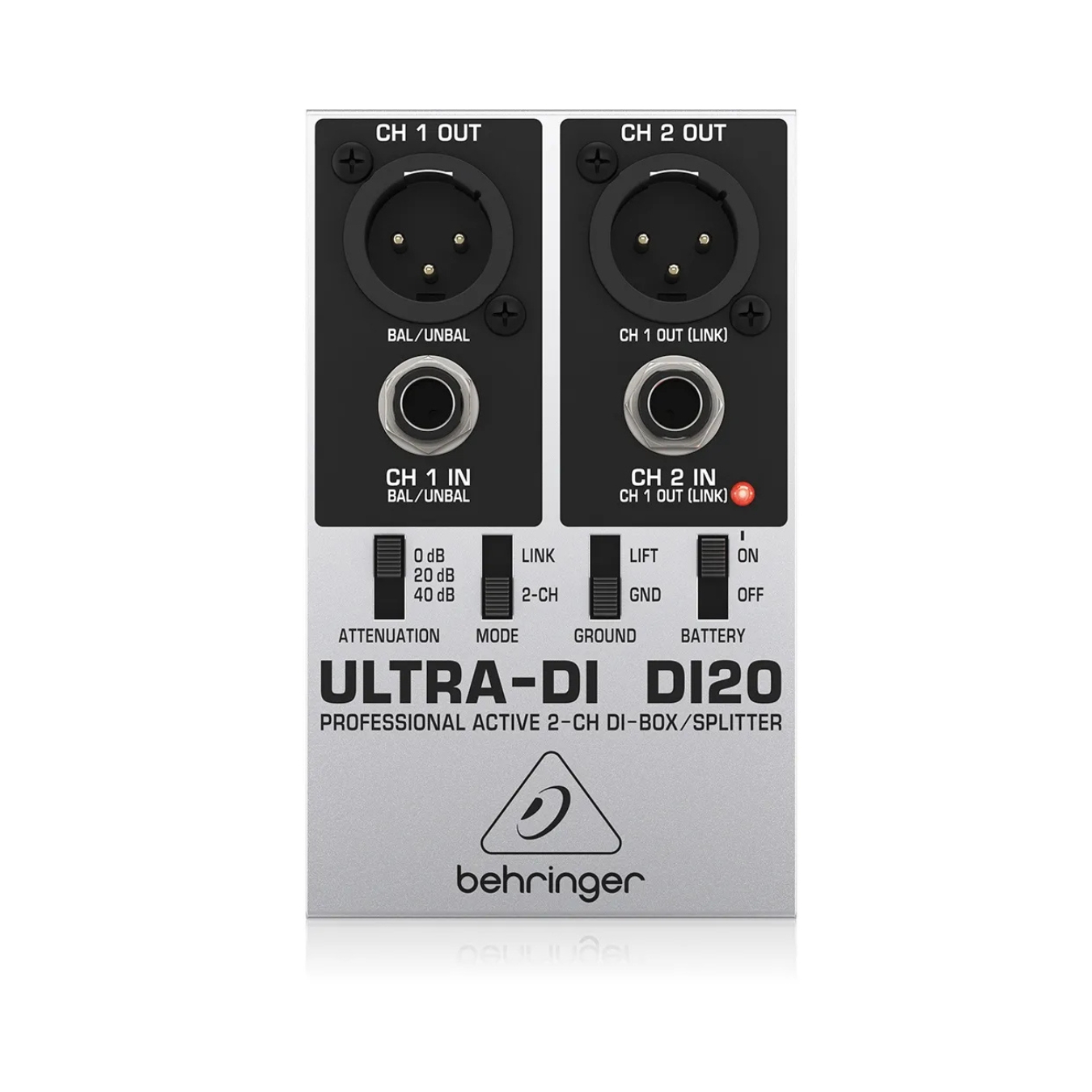 Di20 Direct Box Ativo 2 Canais - Behringer Ultra Di20 - Loja Audio