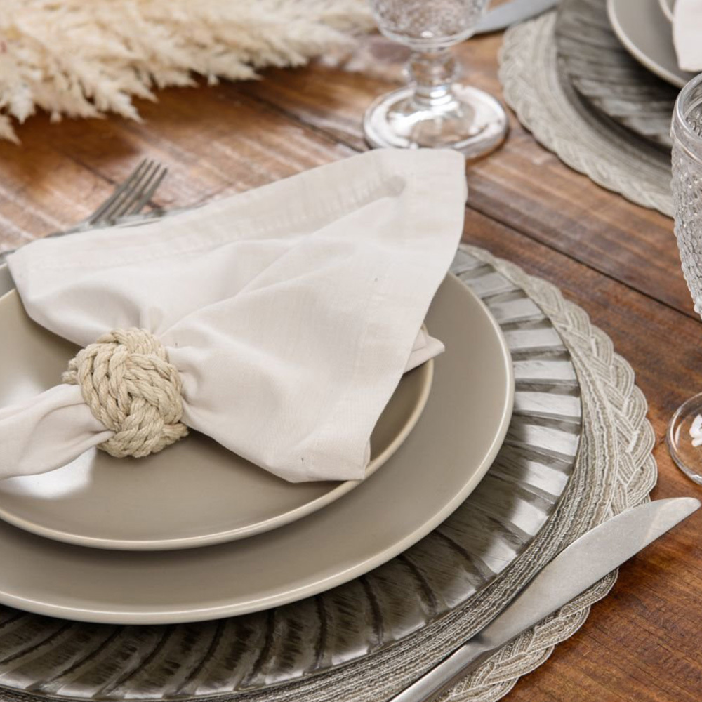 Sousplat Dórico Taupe - Imaginne Home Decor