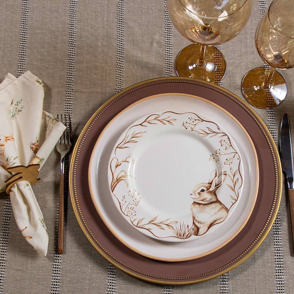 Sousplat Galles Hope Terracota - Imaginne Home Decor