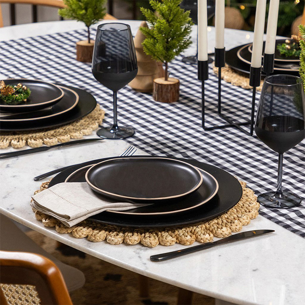 Taça Duo 490 ml Preto - Imaginne Home Decor