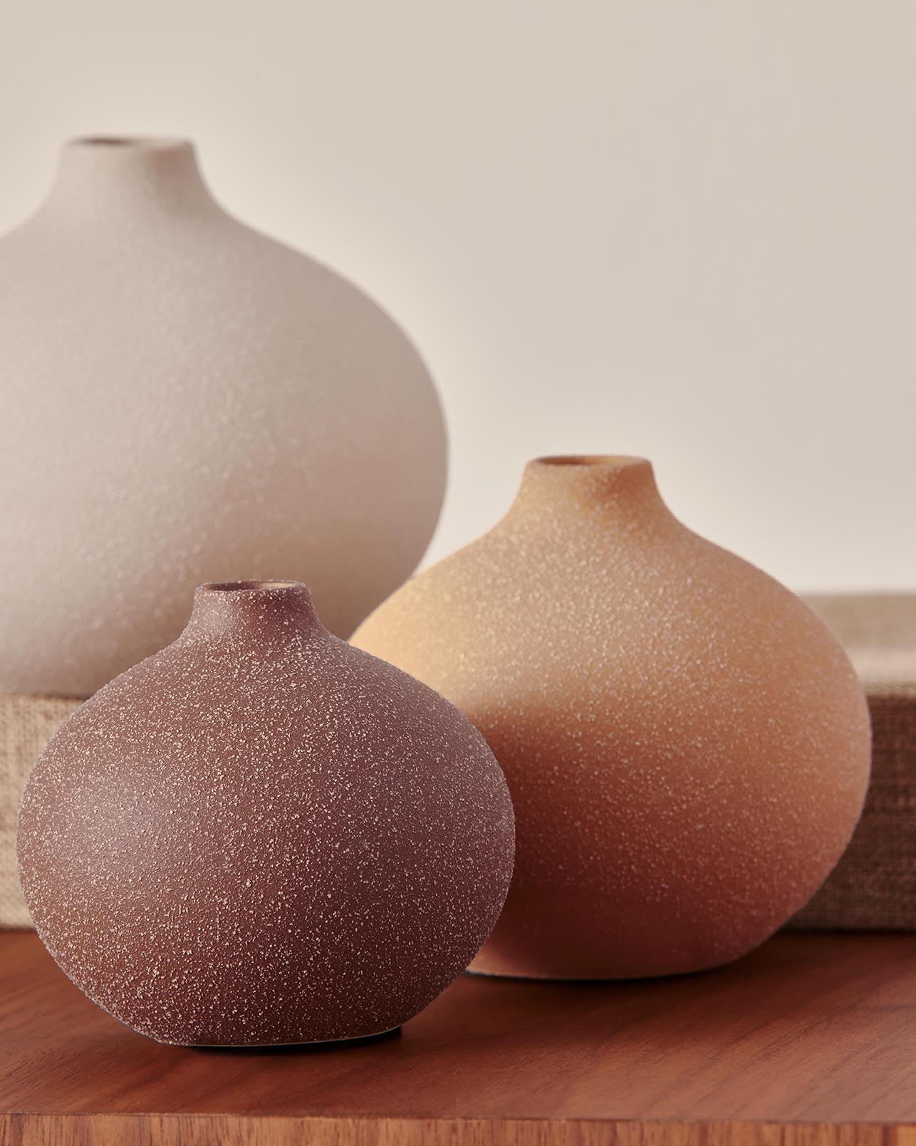 Kit Minivasos em Cerâmica 3 Peças - Imaginne Home Decor