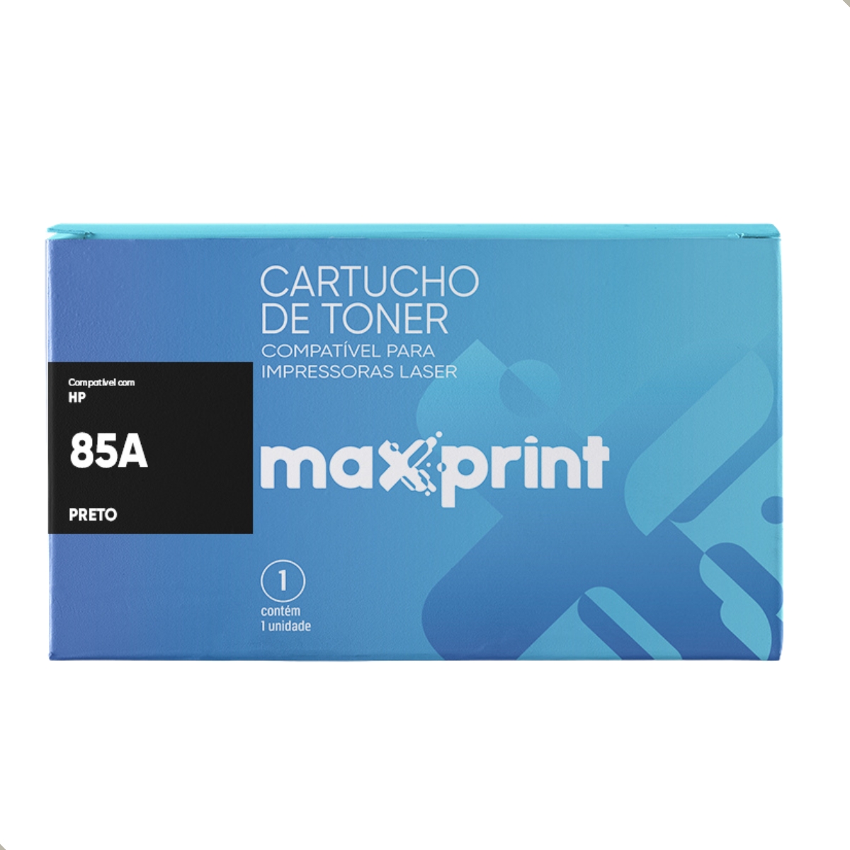 Spotech Cartucho de toner 85A Preto Maxprint Compatível Hp CE285A rende 1600 ...
