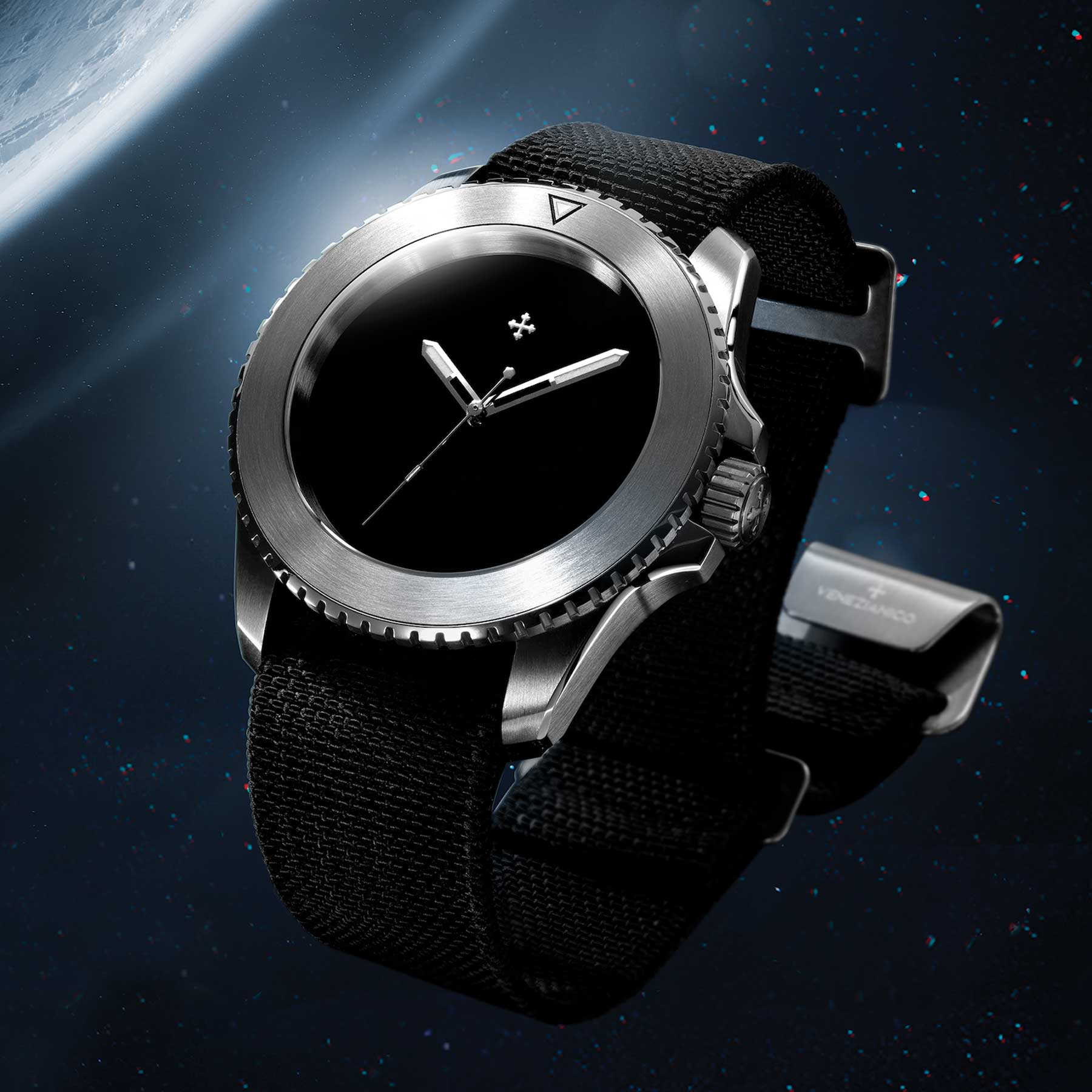 Venezianico Nereide Ultrablack 42mm - Diver com Musou Black 99,4