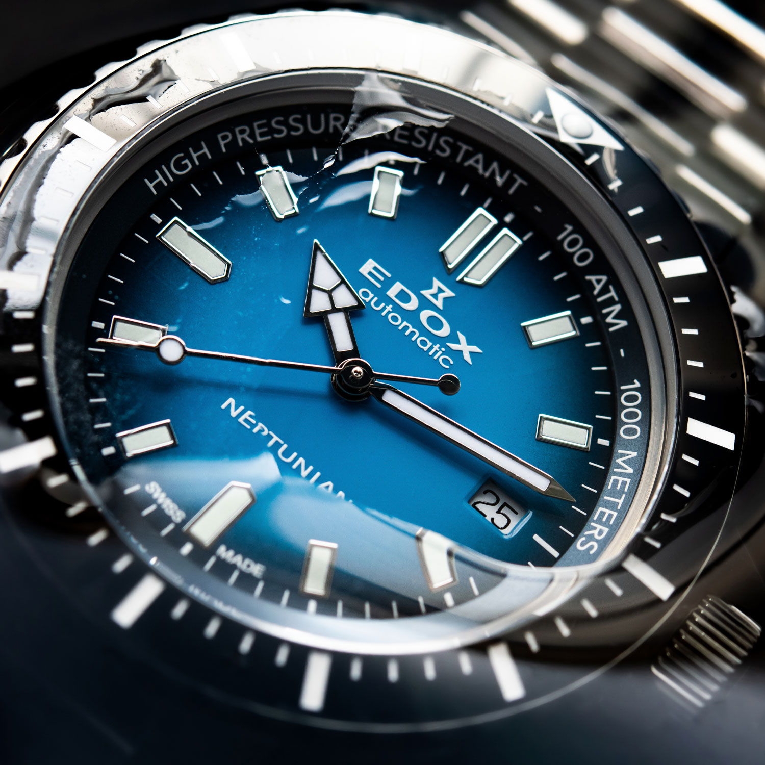 Edox Neptunian 1000M Diver Pro | Herit Watches - Curadoria