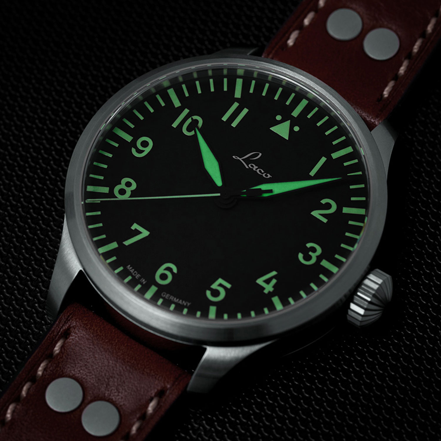 時計 Laco Augsburg 39 Automatic Laco Augsburg 39mm - Flieger Automático Tipo A Alemão - Curadoria