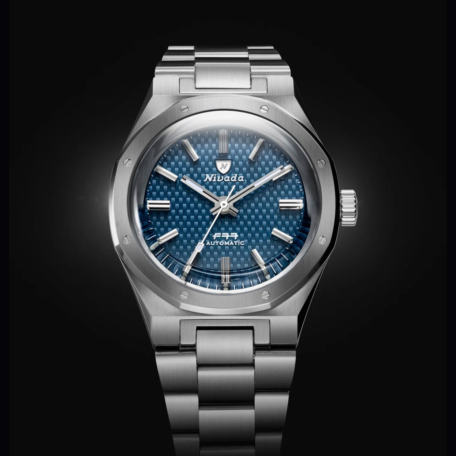 Nivada F77 Blue Chronomaster | Herit Watches - Curadoria