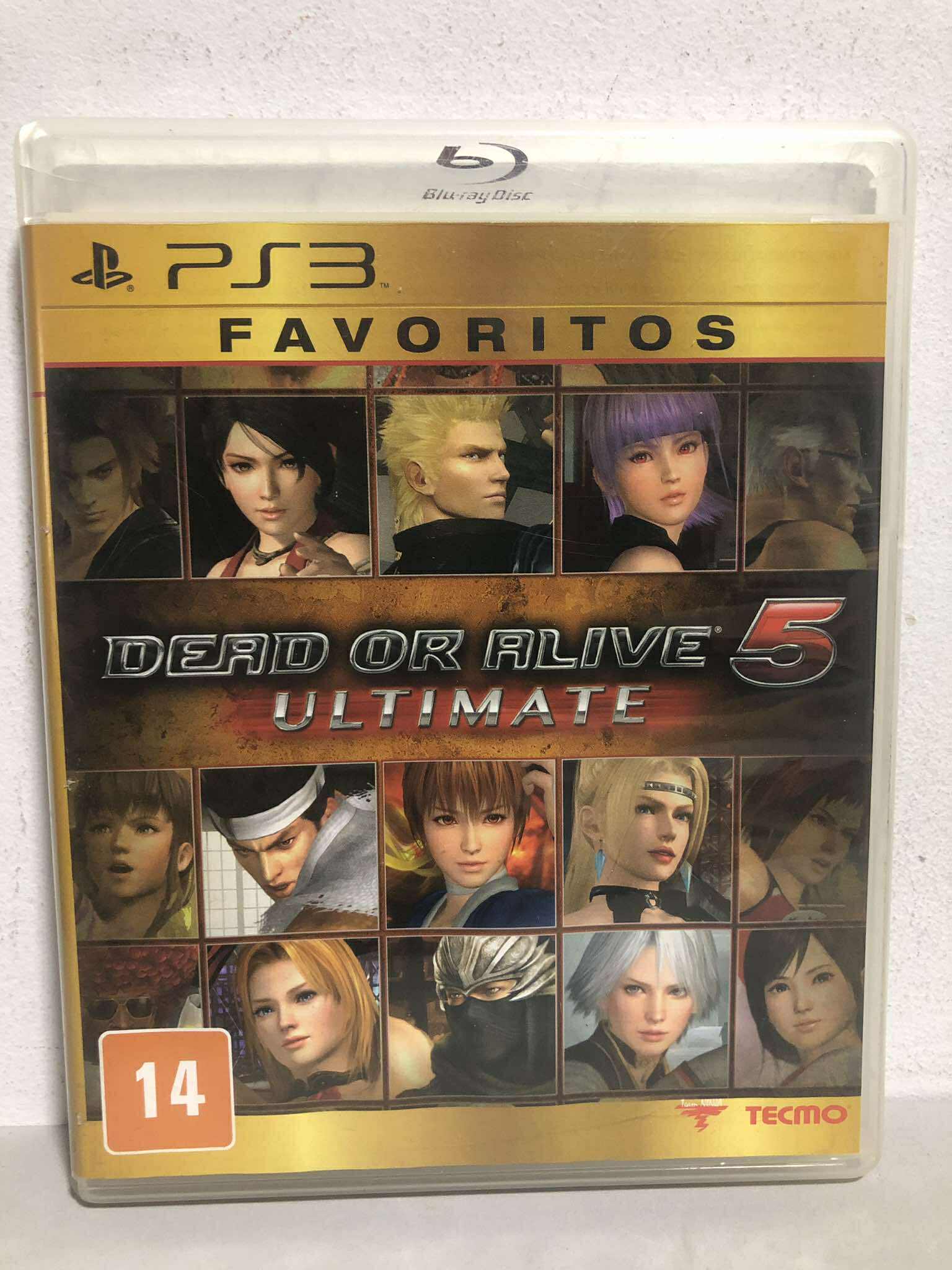 Dead or Alive 5 Ultimate Favoritos Nacional PS3 - SilvioPlay Games