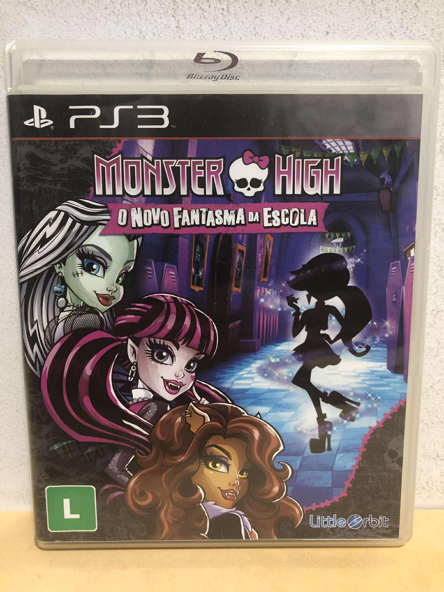 Monster High O Novo Fantasma da Escola Nacional PS3 - SilvioPlay Games