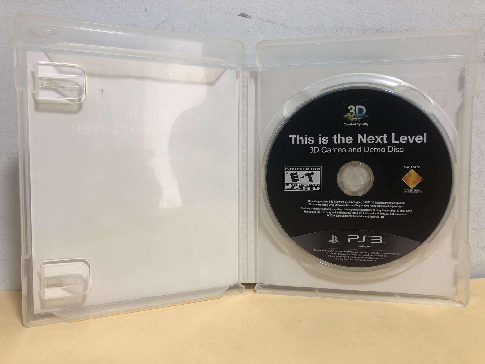 3D Logo And Demo Disc Americano PS3 - SilvioPlay Games
