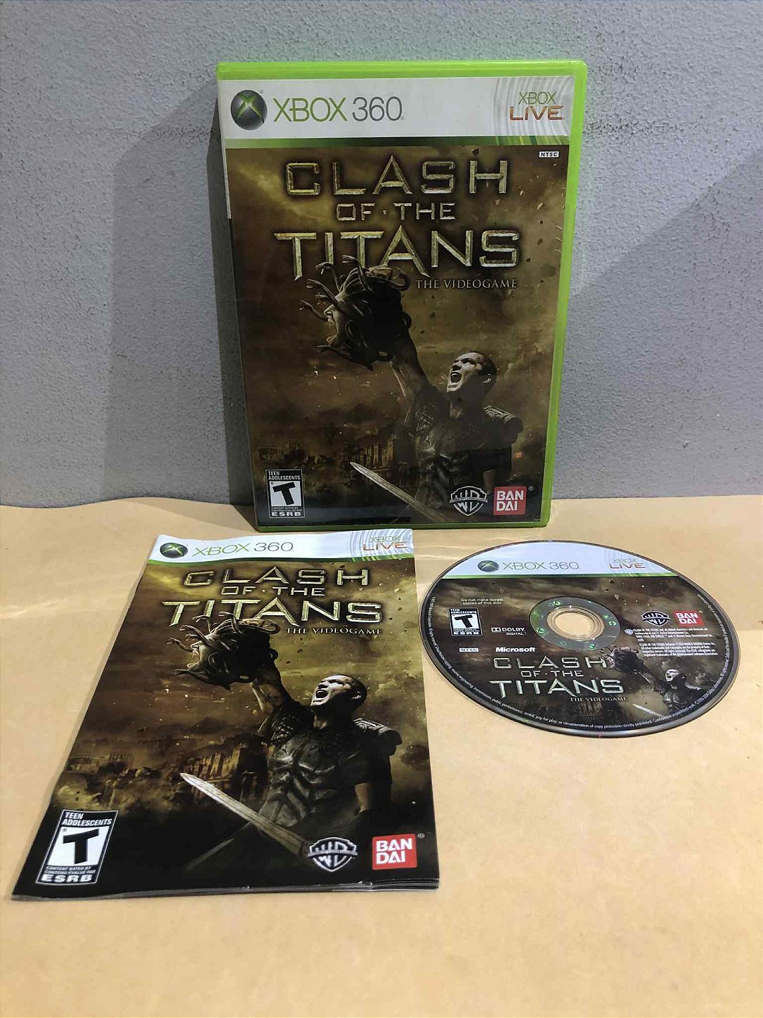 Clash of the Titans Americano Xbox 360 - SilvioPlay Games
