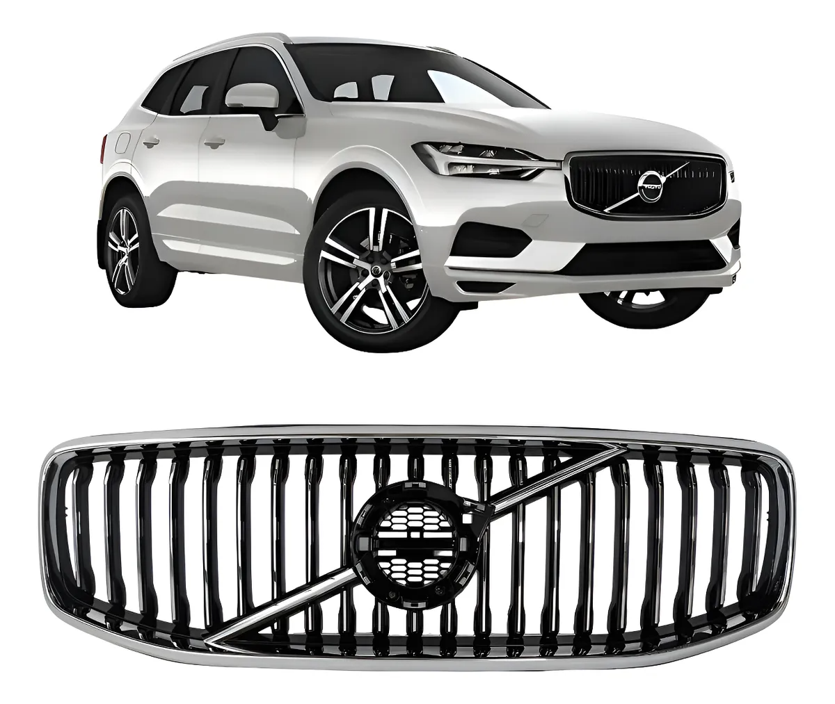 Grade Dianteira Volvo Xc60 2018 a 2020 Sem Câmera | BOX 7 AUTO