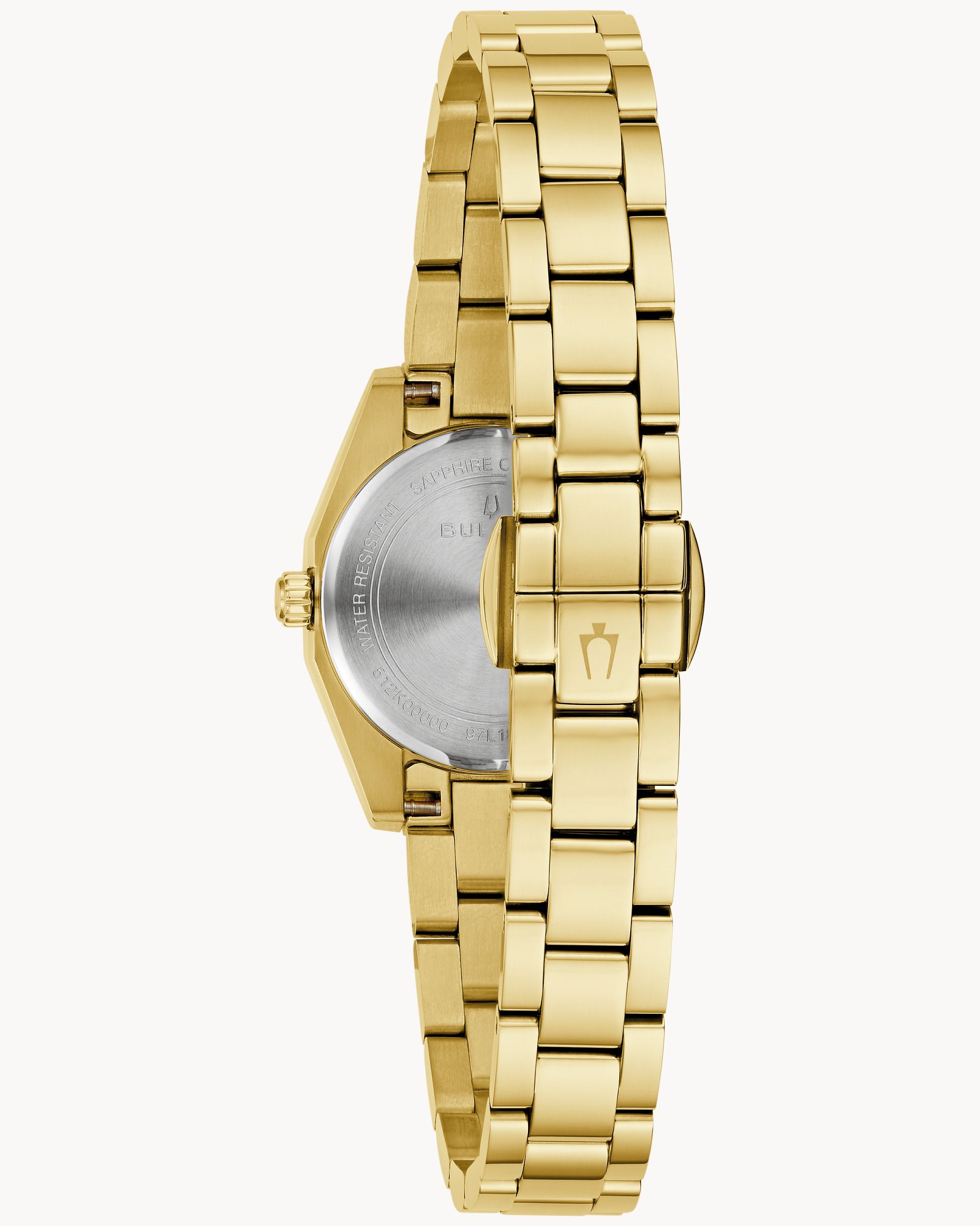 Relógio Bulova Surveyor 97L187 Feminino Dourado Mostrador Rosa