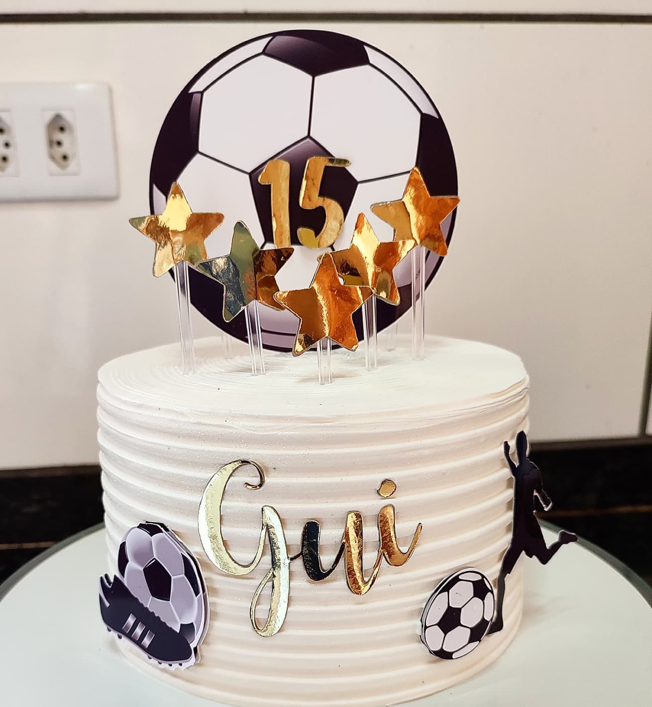 Topo de bolo time Corinthians feminino - Marlen personalizados