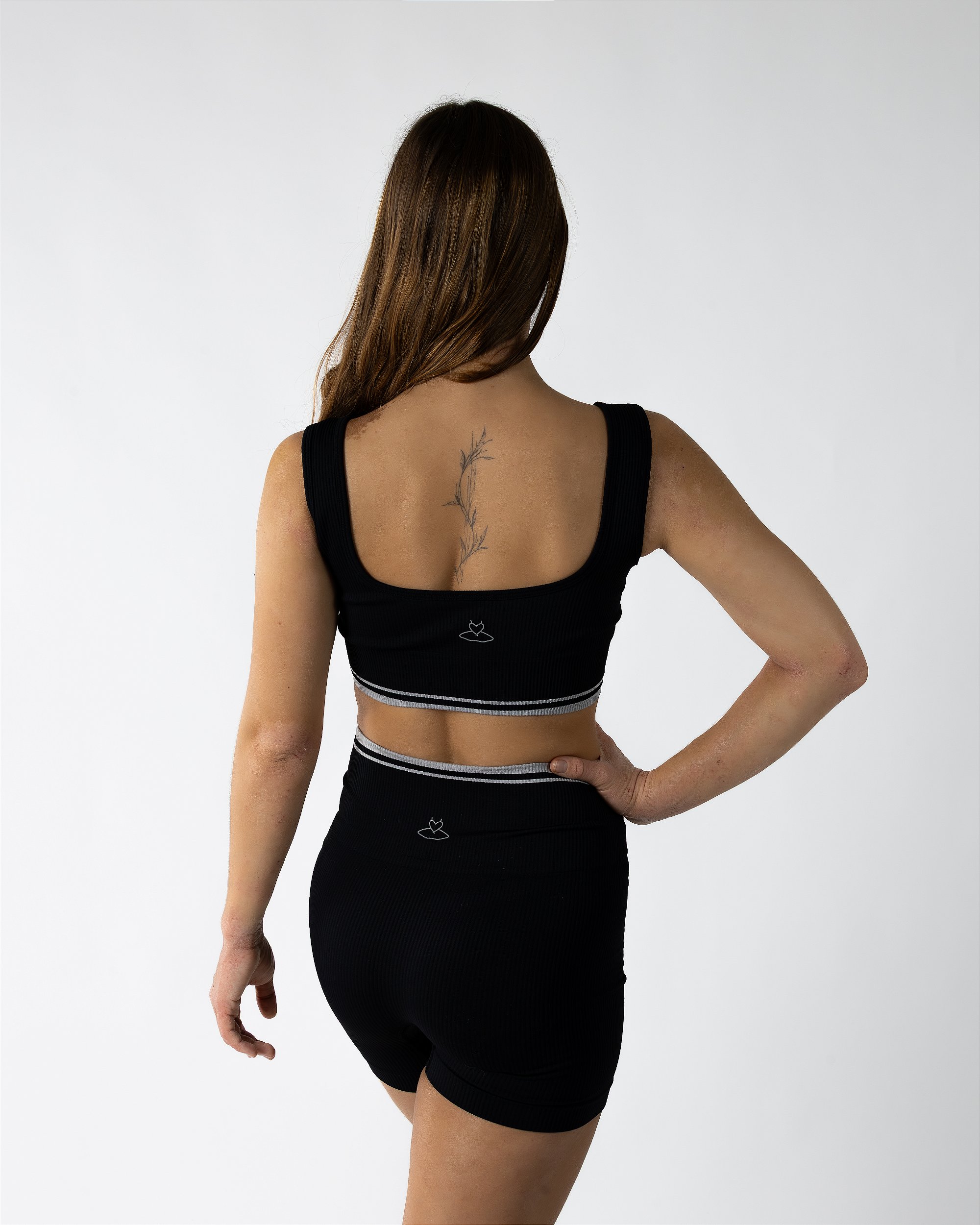Gargo Paper Top Gargô Fitness - Preto com detalhes Cinza - SEAMLESS - Gargô ...