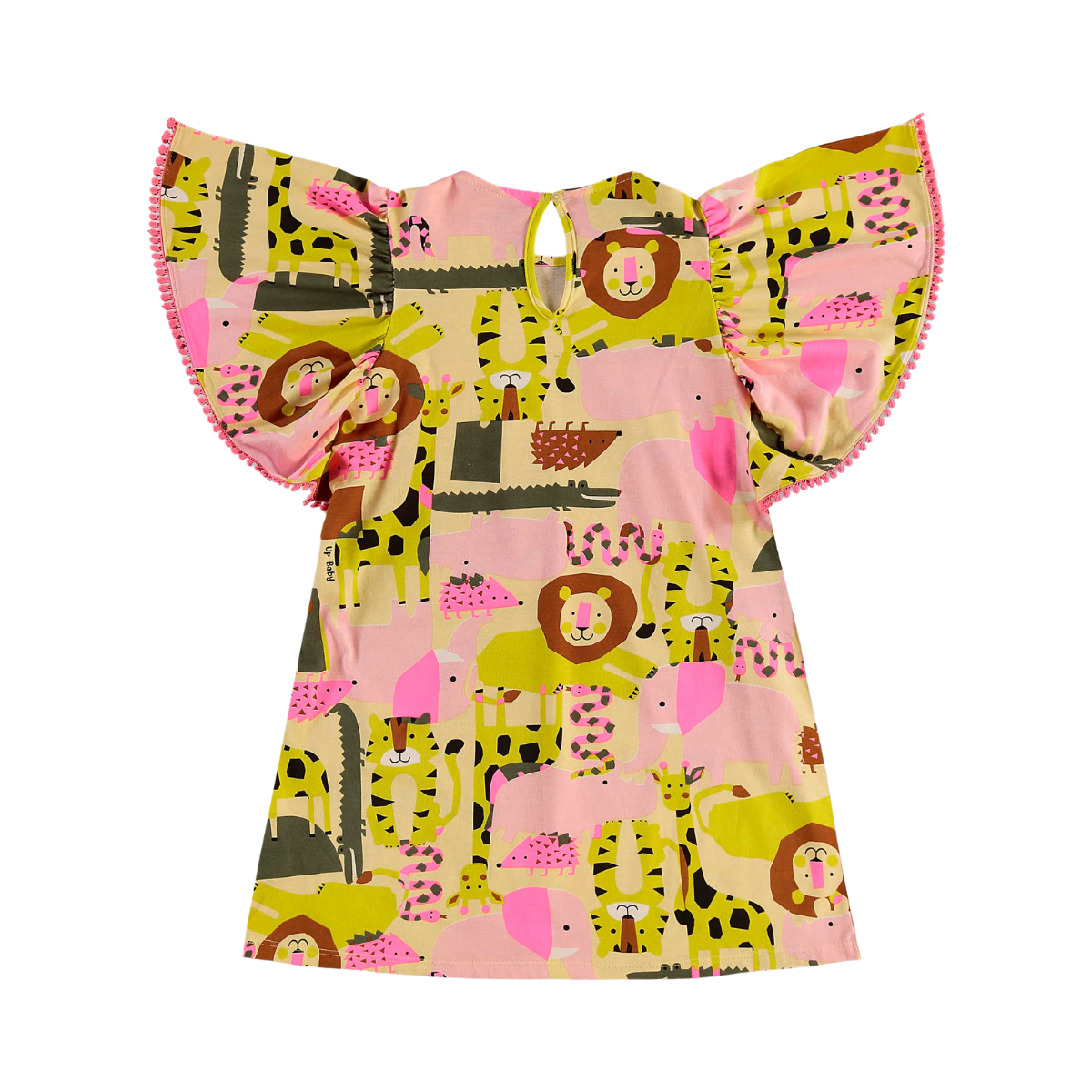 Vestido Menina Bichos Geométricos Estilo Leveza E Diversão No Look