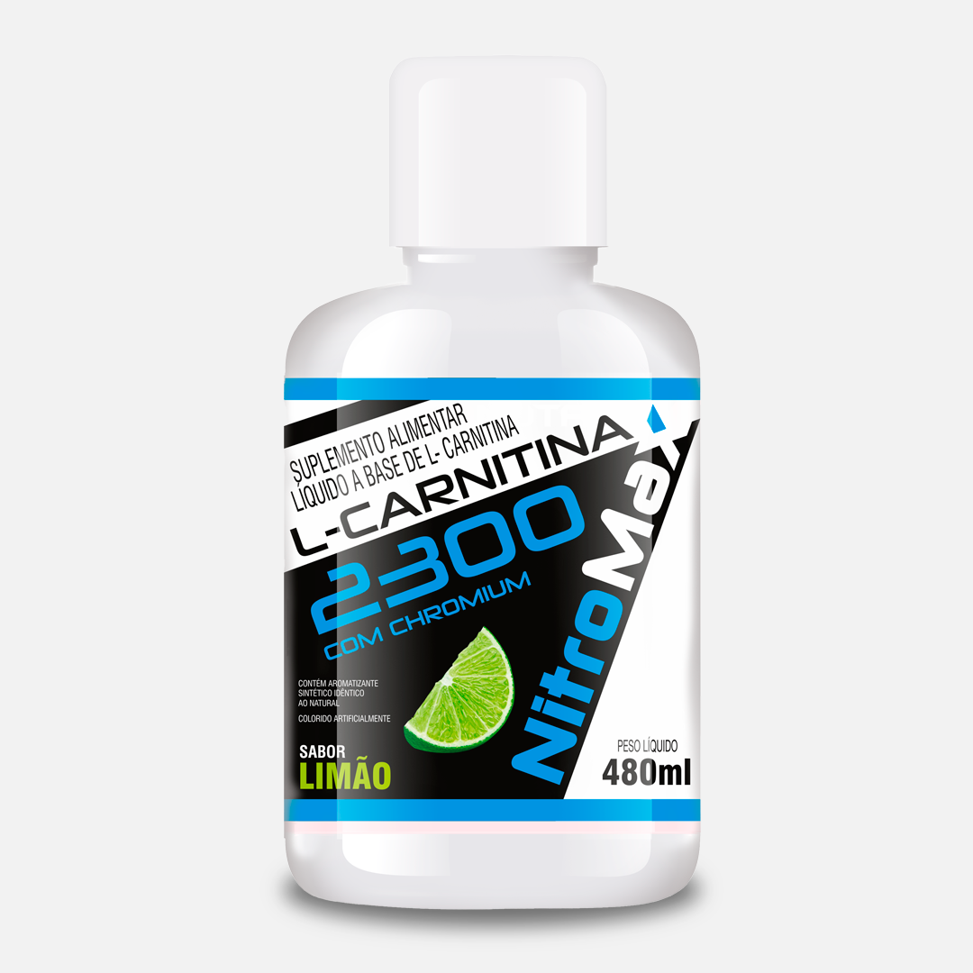 L-Carnitina 2300 Líquida com Chromiun 480ml - Nitromax