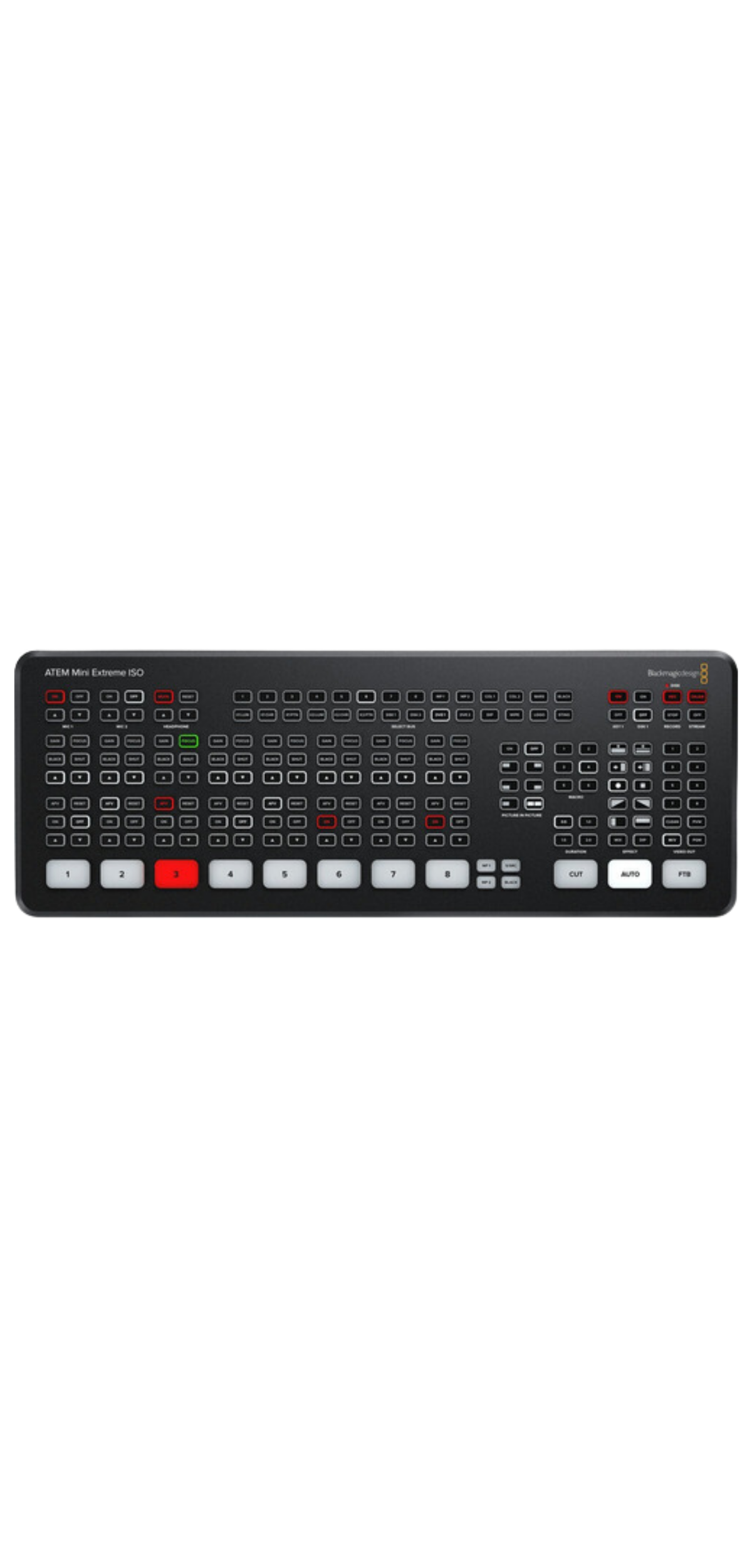 Black Magic Camera Switcher Blackmagic Atem Mini Extreme Iso Switcher Live Stream - Câmeras ...
