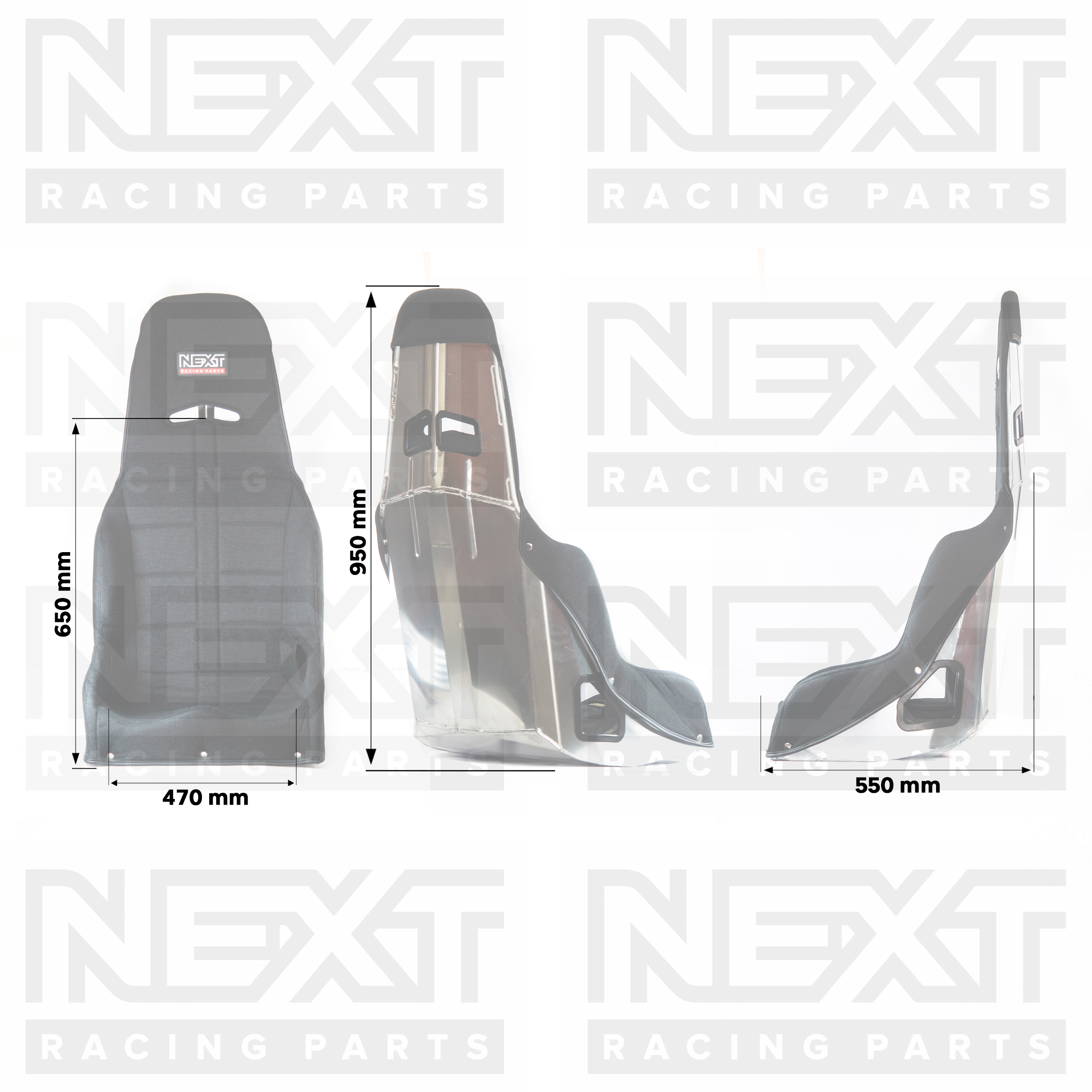 Banco Racing Alumínio ( KIRKEY STYLE ) com Capa 18.5