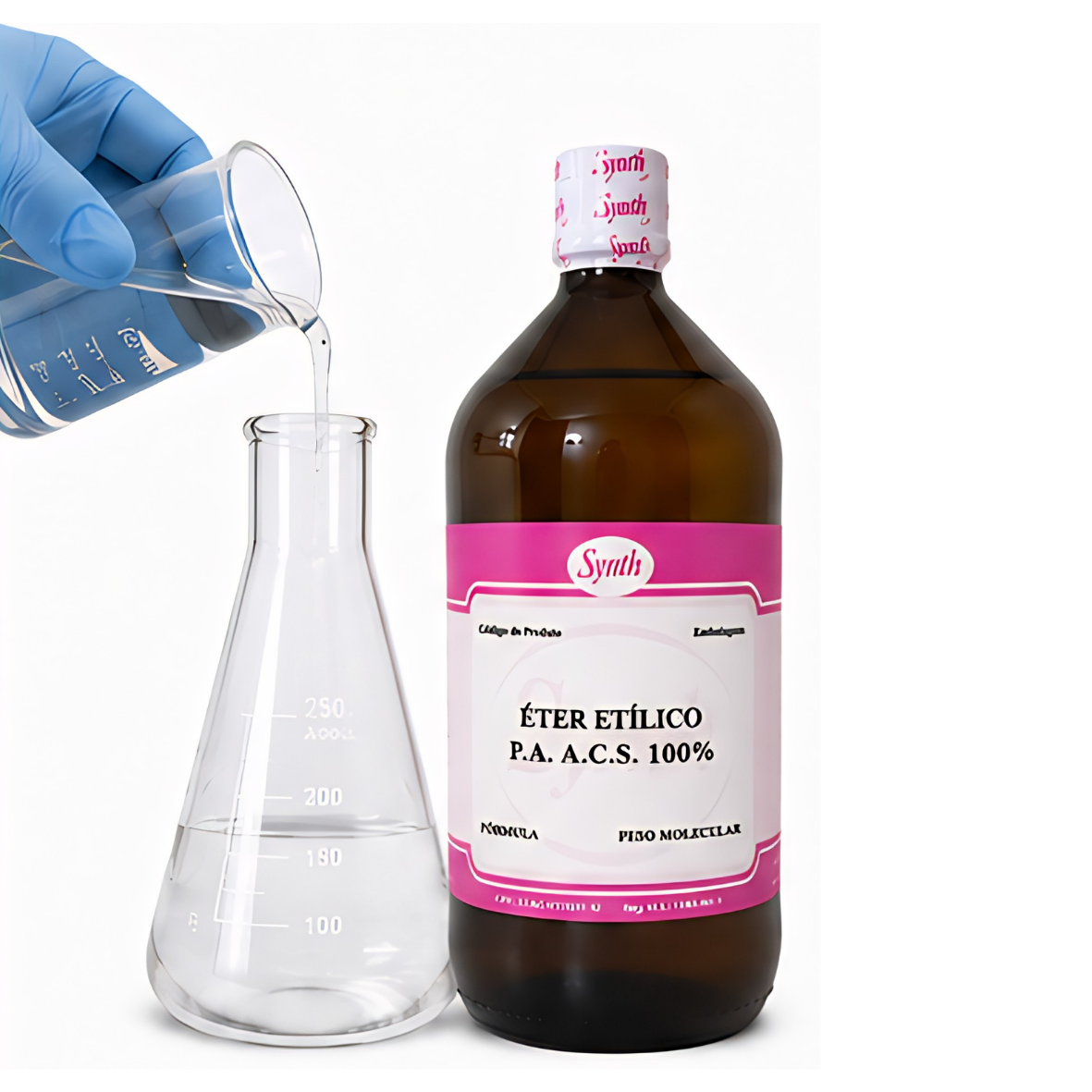 Éter Etílico P.A.A.C.S. Synth - Frasco 1000ml - Lab-Bran - Produtos ...