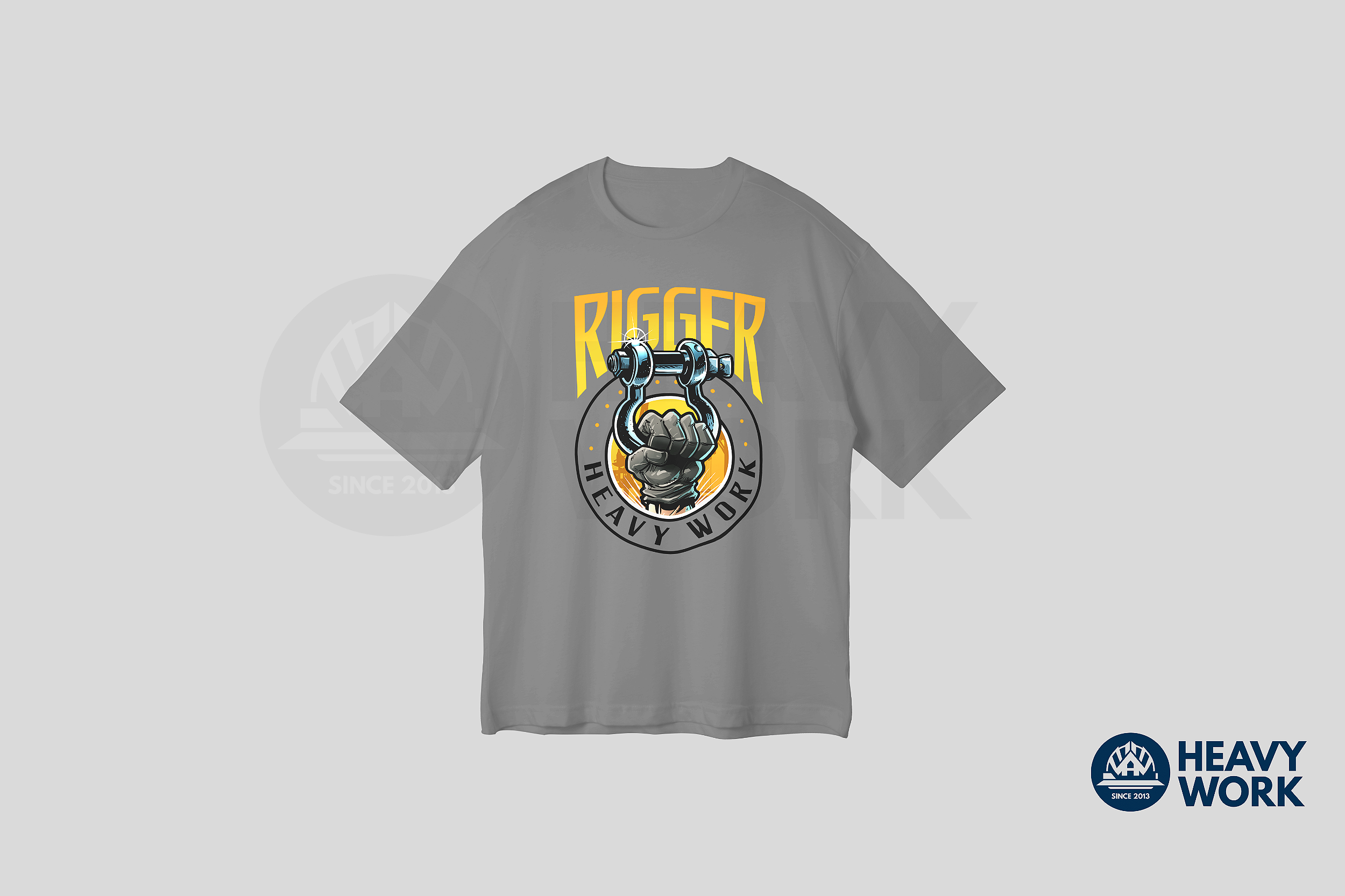 Camiseta Rigger Clássica (Modelo Oversized) - HeavyWork - Roupas