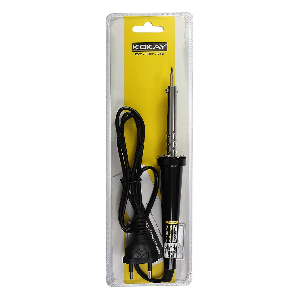 Ferro De Solda Para Soldar Eletronica 25w 127v Kokay - Mercadão da ...
