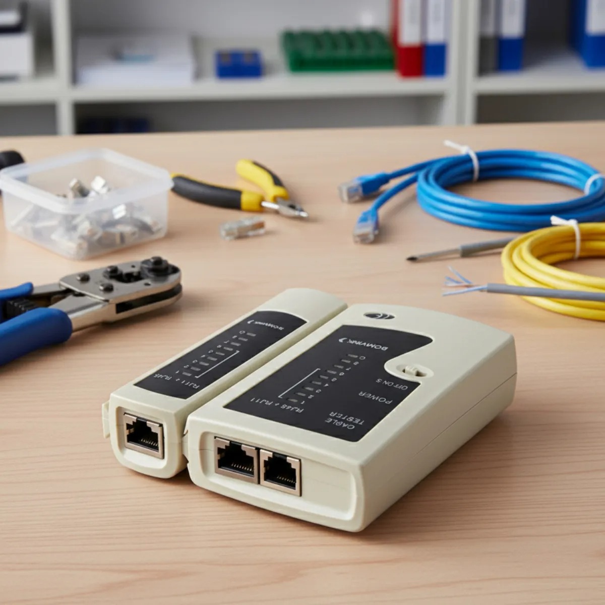 Testador De Cabos De Rede Rj45 E Rj11 Cat5 Cat5e Cat6 Cat7 - Mercadão ...