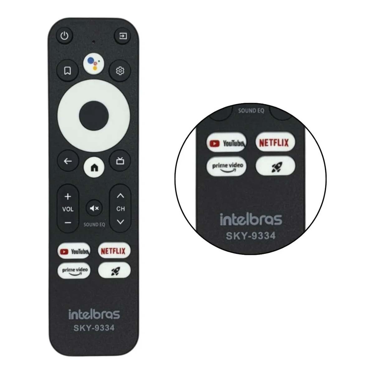 Controle Compatível Com Tv Box ZTE Intelbras Stick Izy Play