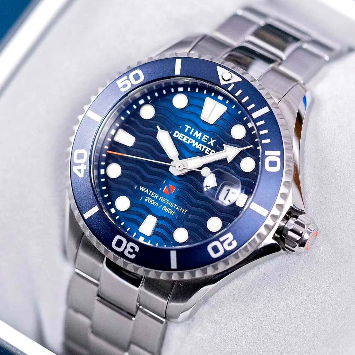 Timex Deepwater Meridian 200 Automático TW2W8190 | Relógio Diver