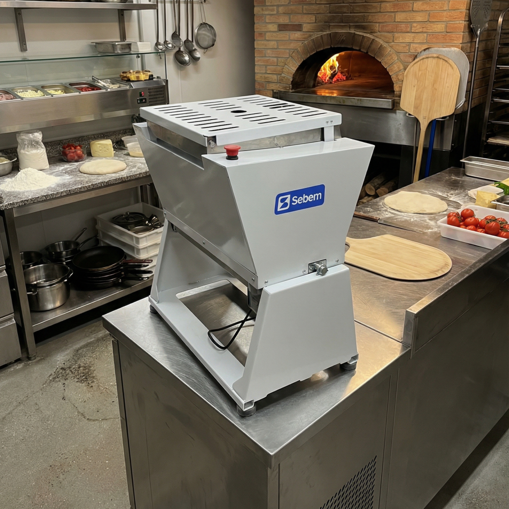 Masseira Industrial Profissional para massa de Pizza 25 kg Sebem ...
