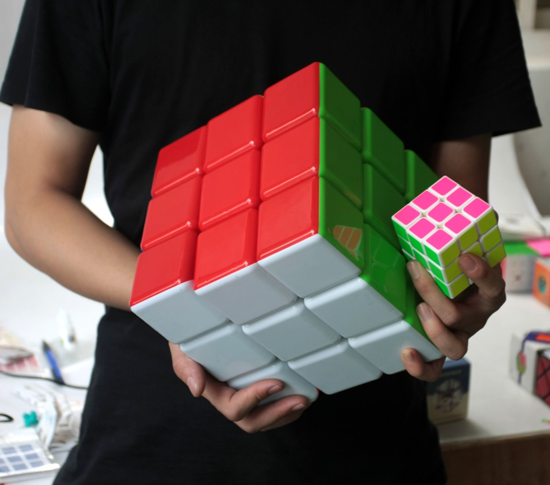 Fidget Toys Cubo Mágico Tamanhos 3x3