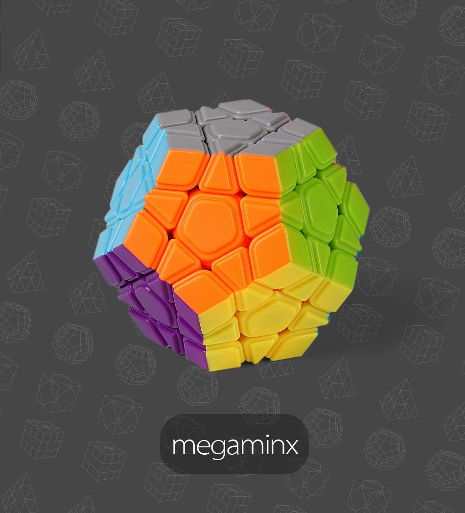 Box Moyu Megaminx + Pyraminx + Square-1 + Skewb - Oncube: os