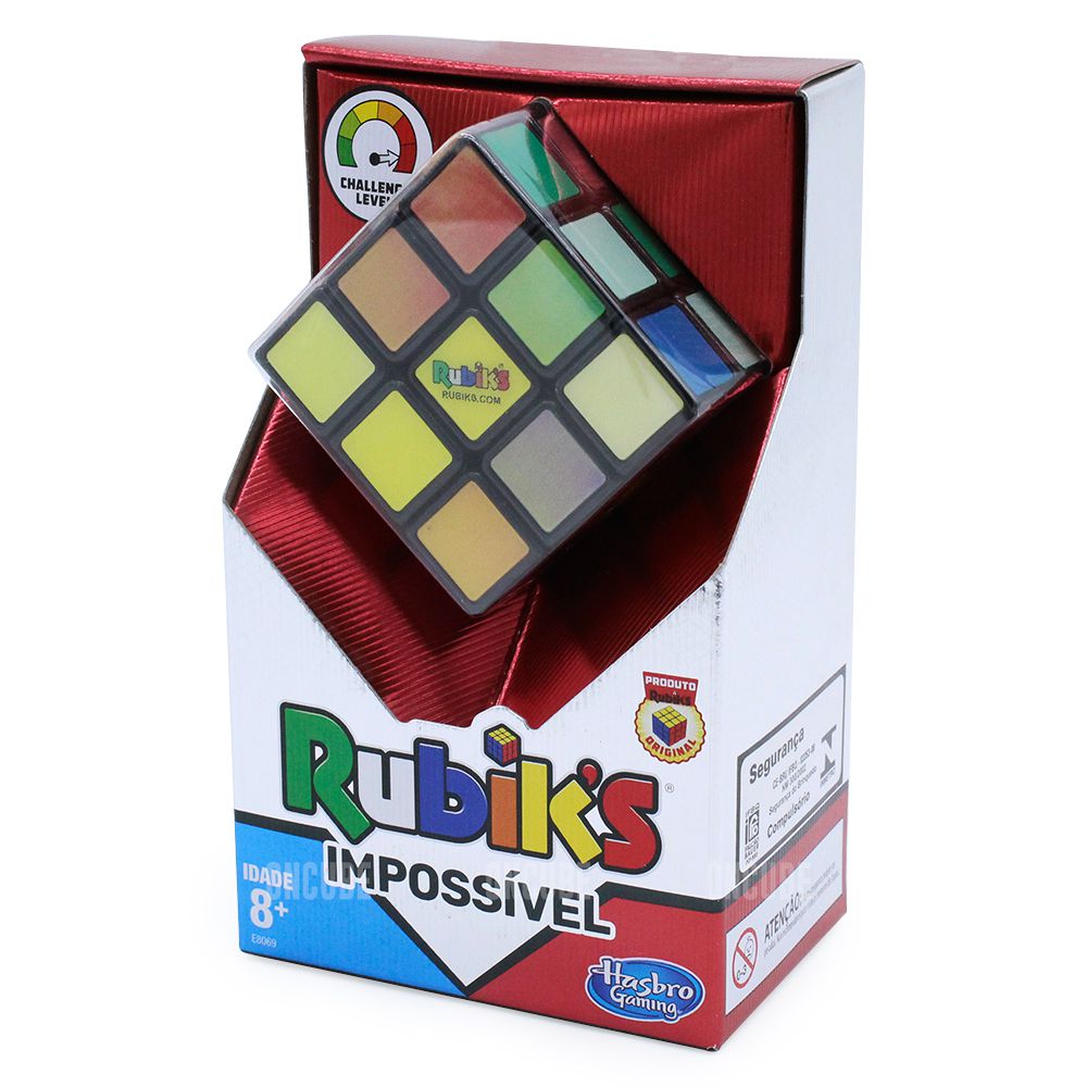 Cubo Magico Brinquedo Jogo Rubiks Impossivel Hasbro