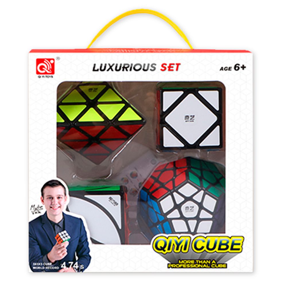 Kit 4 Cubos Mágico Pyraminx Megaminx Skewb Square Envio Ja