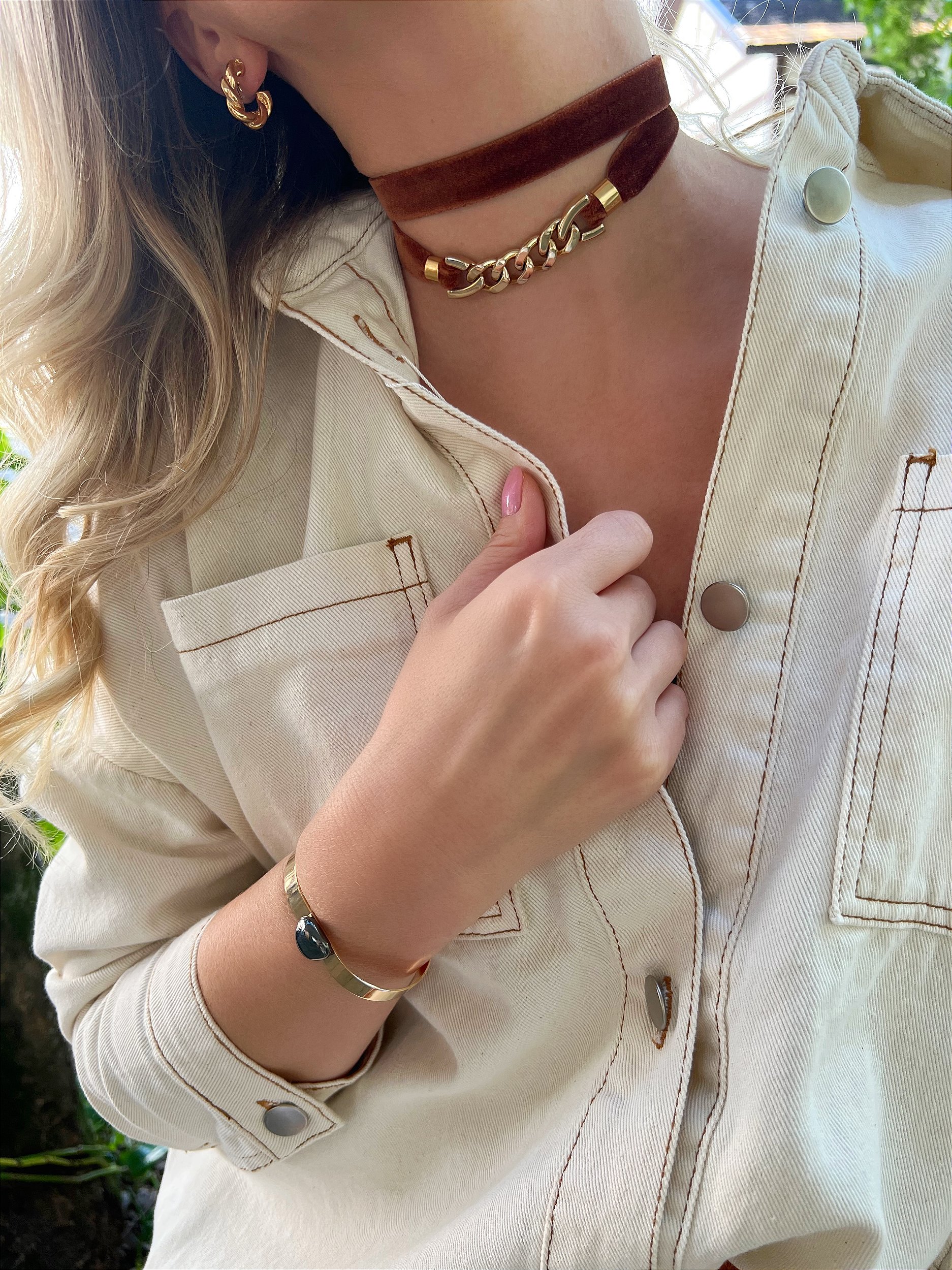Chocker New - Miosotis Acessórios/ Semijoias Autorais