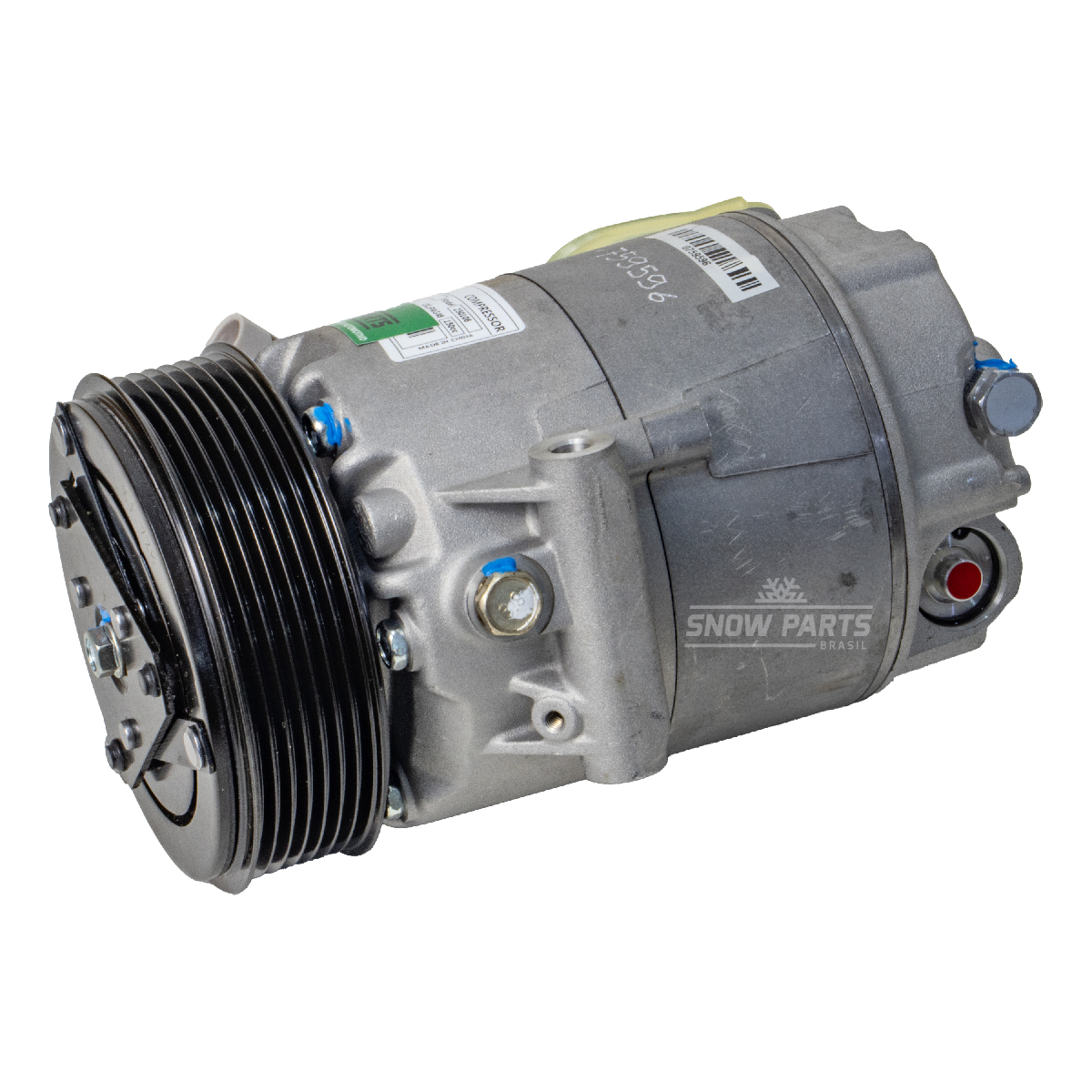 Compressor de Ar Condicionado Sistema Delphi com Polia 7PK - Snow Parts ...