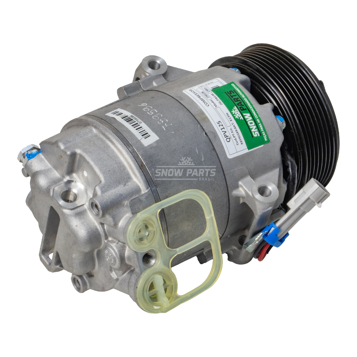 Compressor de Ar Condicionado Sistema Delphi com Polia 7PK - Snow Parts ...