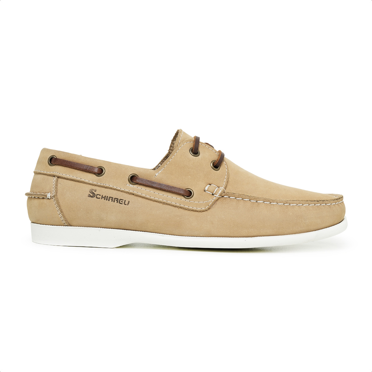 Mocassim Masculino Docside De Couro Legítimo Schiateli 606 - Schiareli