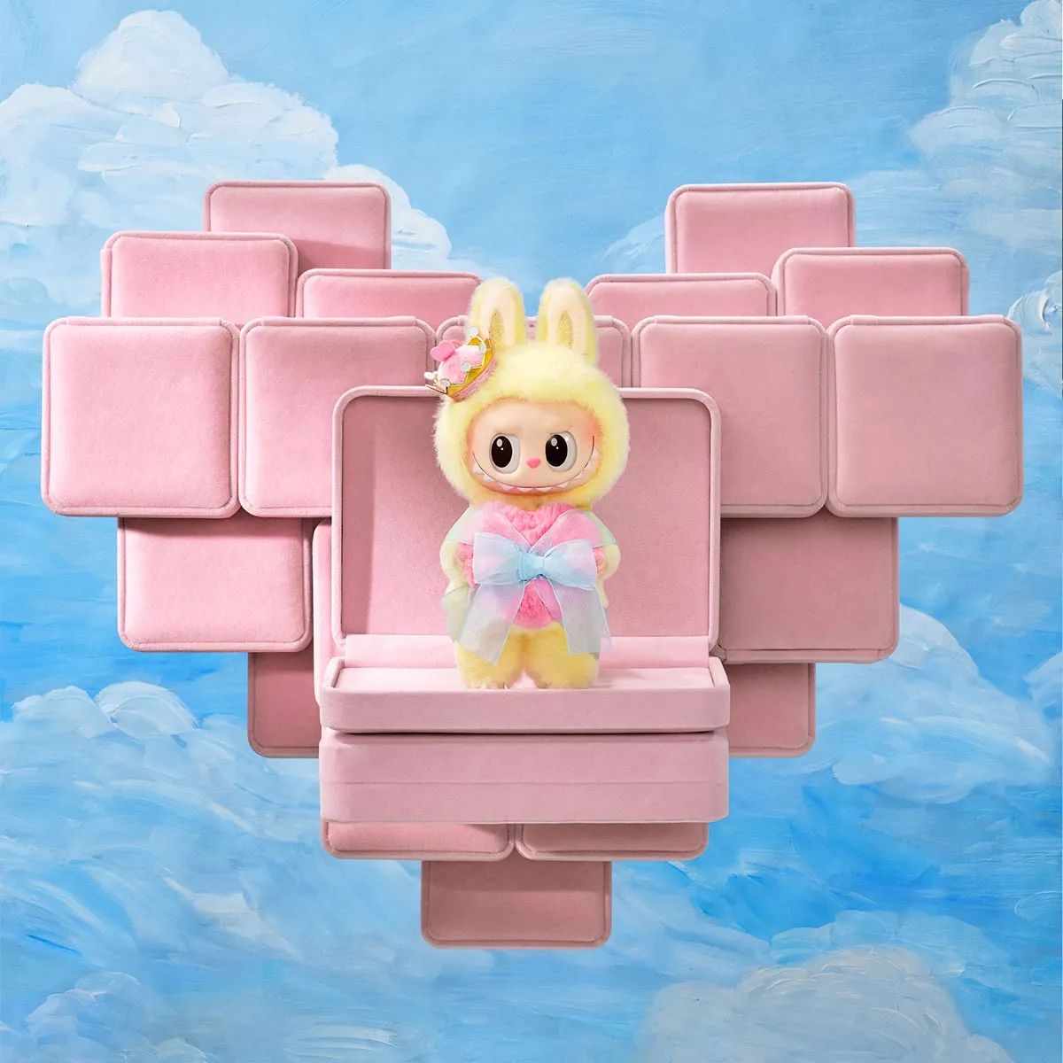 Pop Mart Labubu Let's Checkmate Rainha Original - Boneca
