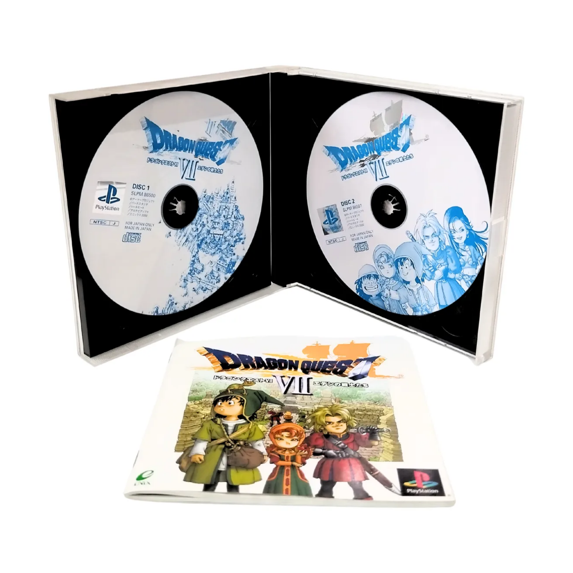 Dragon Quest VII PS1 PS2 PS3 Japonês Jogo Original - Canto da Coleção
