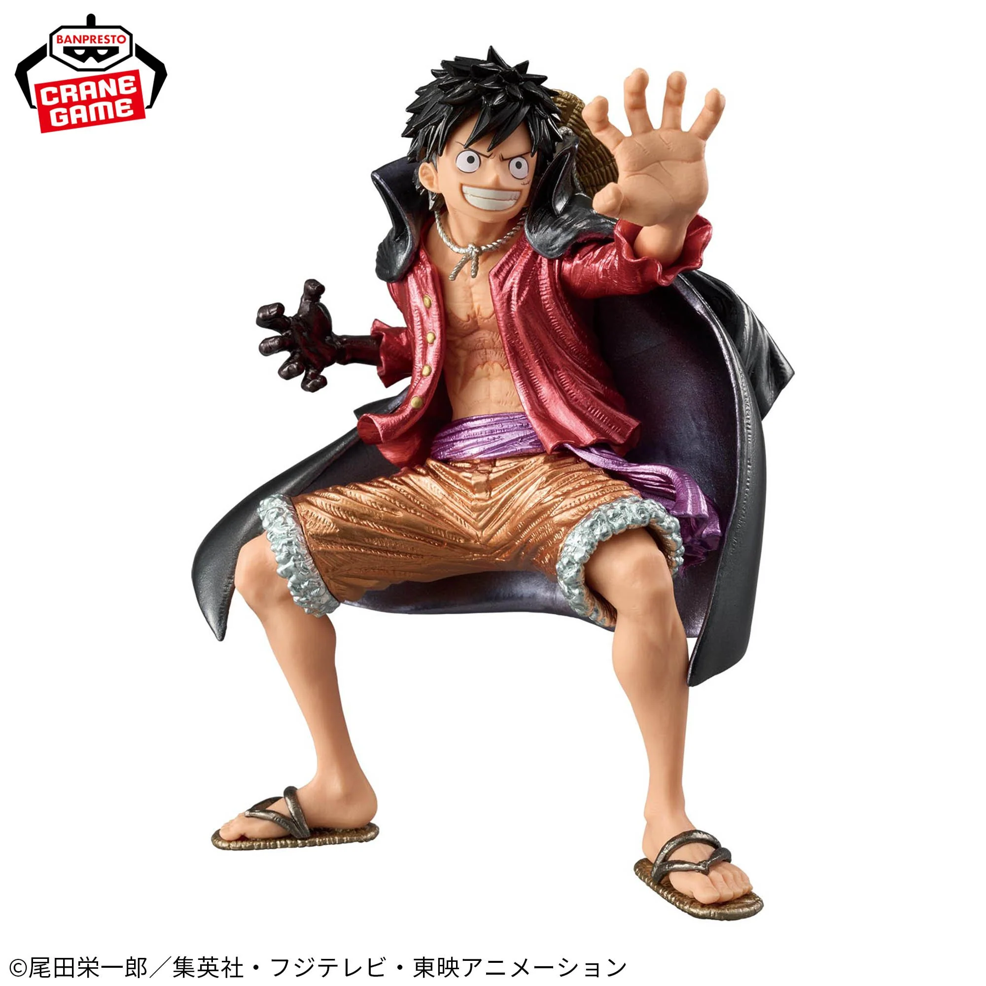 MONKEY D. LUFFY WANO MÃO PARA FRENTE ONE PIECE KING OF ARTIST