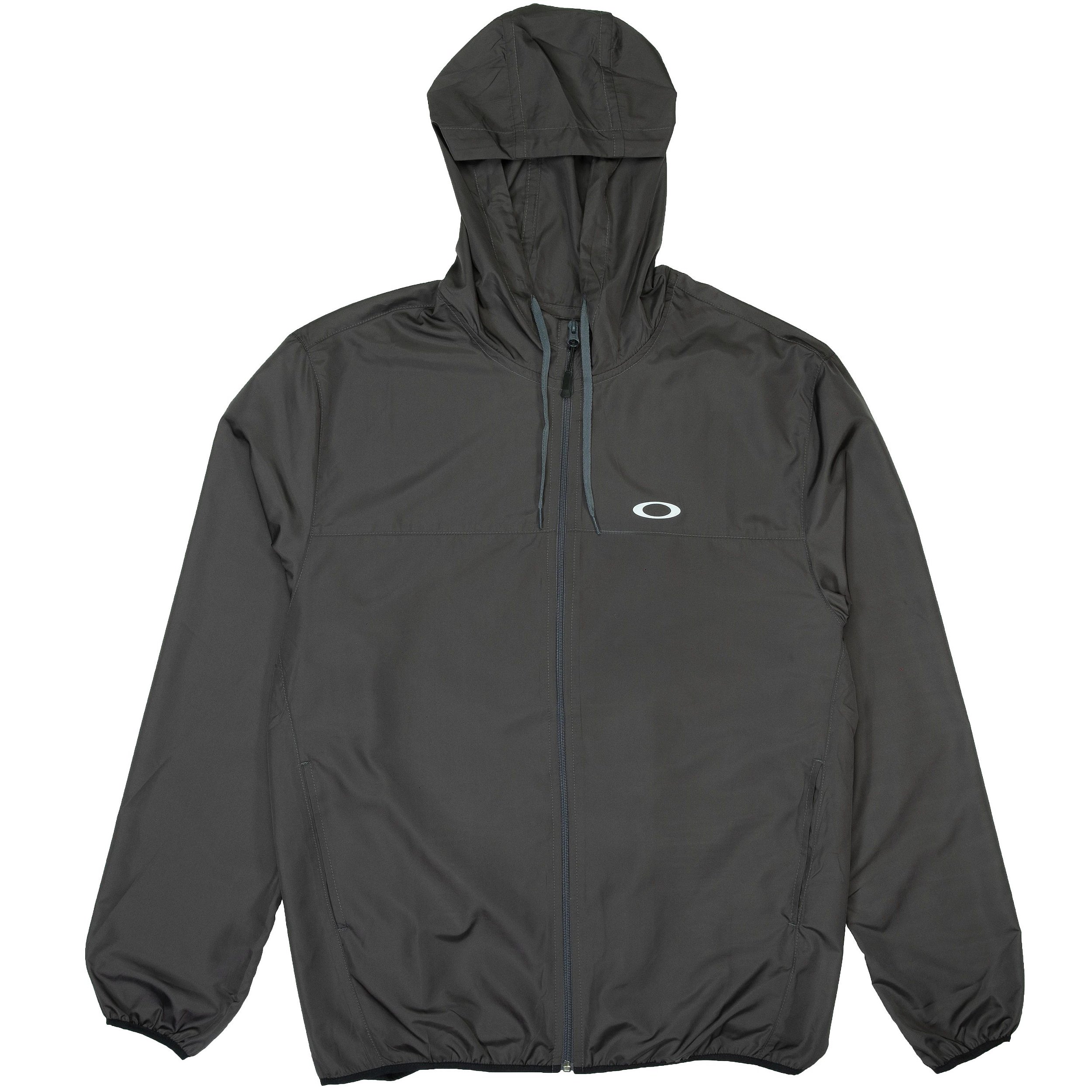 Jaqueta Oakley Windbreaker Masculina Cinza Escuro - Radical Place