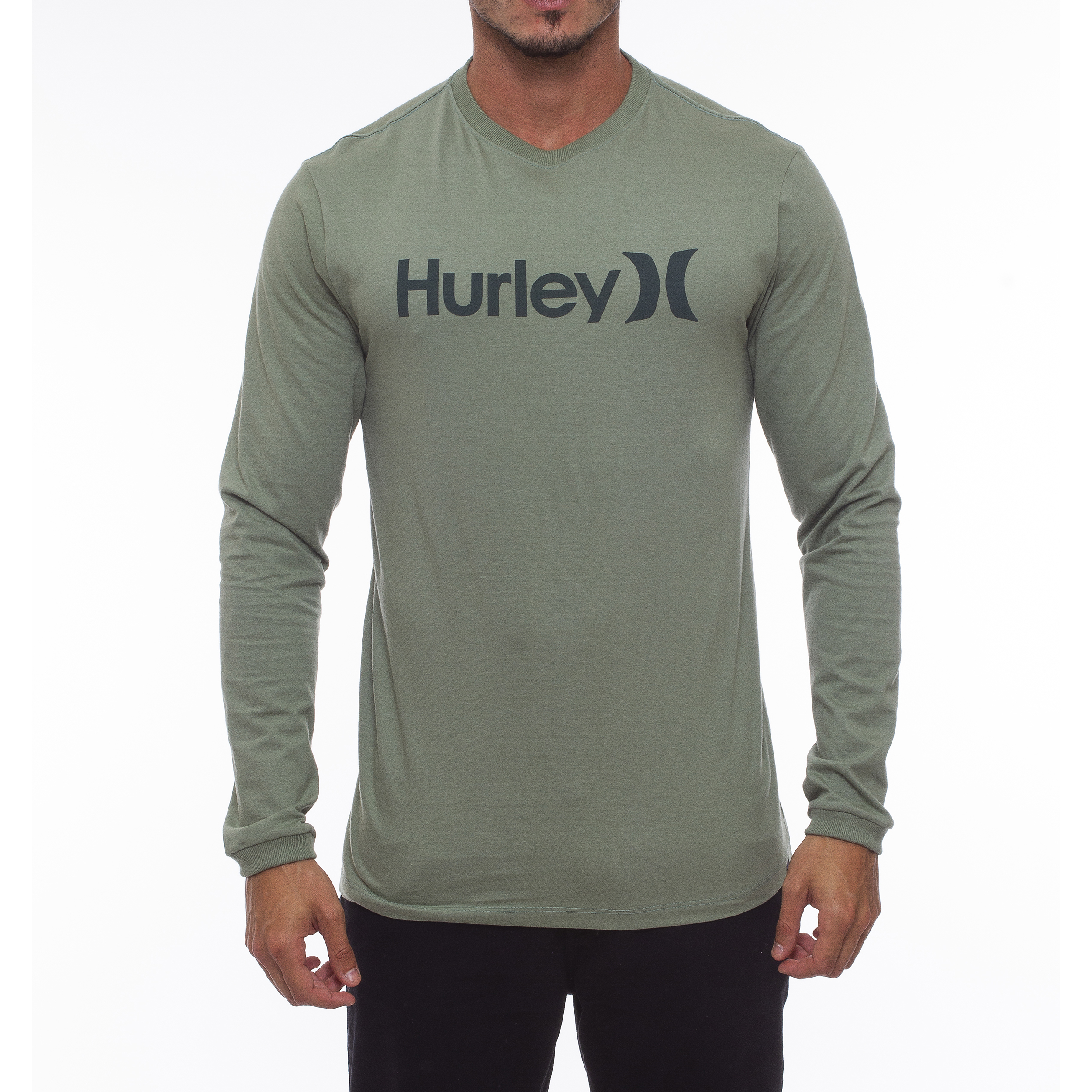 Camiseta Hurley Manga Longa OO Solid WT23 Militar - Radical Place - Loja  Virtual de Produtos Esportivos