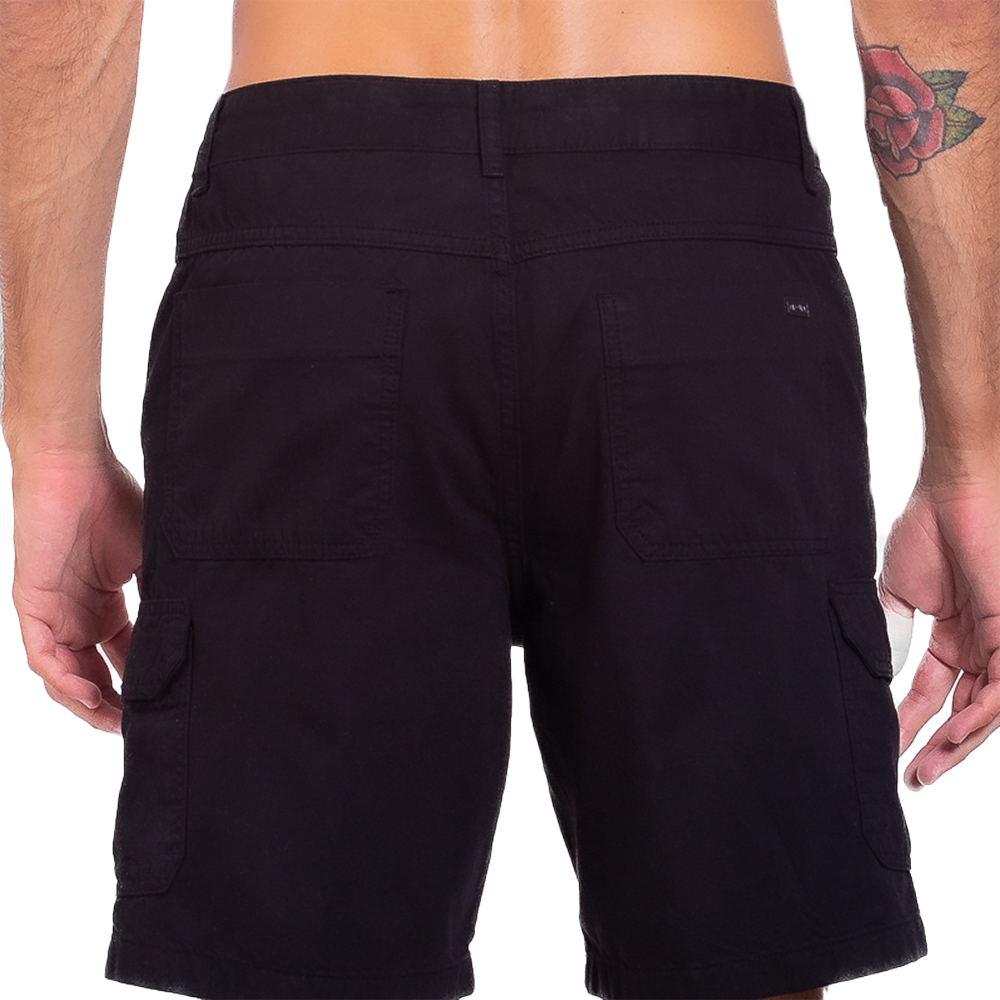 Bermuda Rip Curl The Search Cargo Sm Masculina Black Radical Place