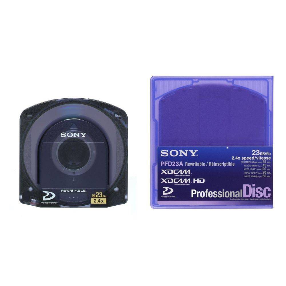 Disco ótico Sony Regravável Profissional XDCAM 23GB - PFD23A