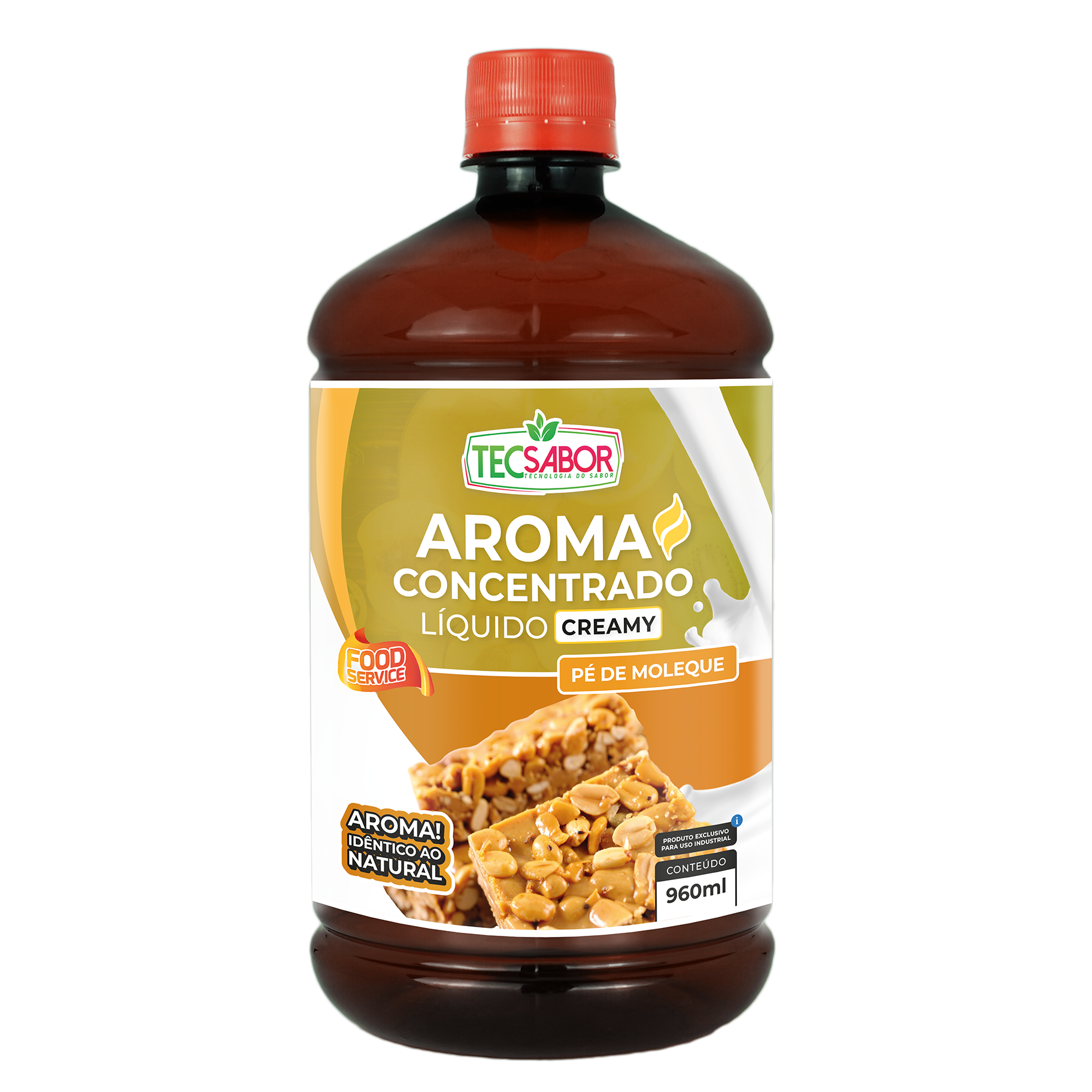 Aroma de P de Moleque Idntico ao Natural P e Lquido Creamy - Tecaromas