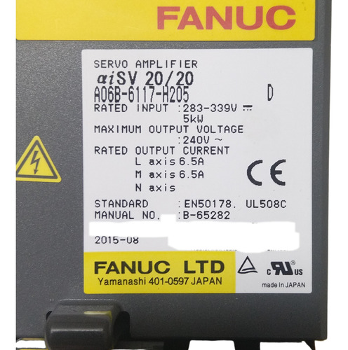 Fanuc A06b-6117-h205 - SERVOX CNC