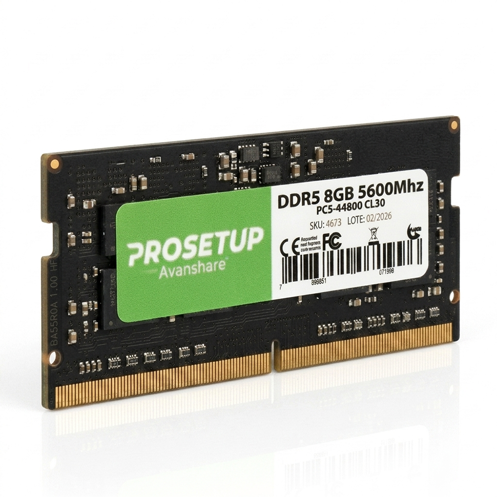 メモリー DDR5 PC5-44800 8GB16GBADS5600D-X8GMICRON Memoria para Notebook DDR5 8GB 5600Mhz PC5-44800 Prosetup