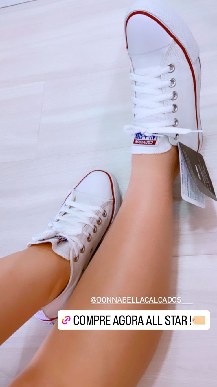 All Star branco - Donna Bella Calçados - Conforto e Elegância aos seus pés.