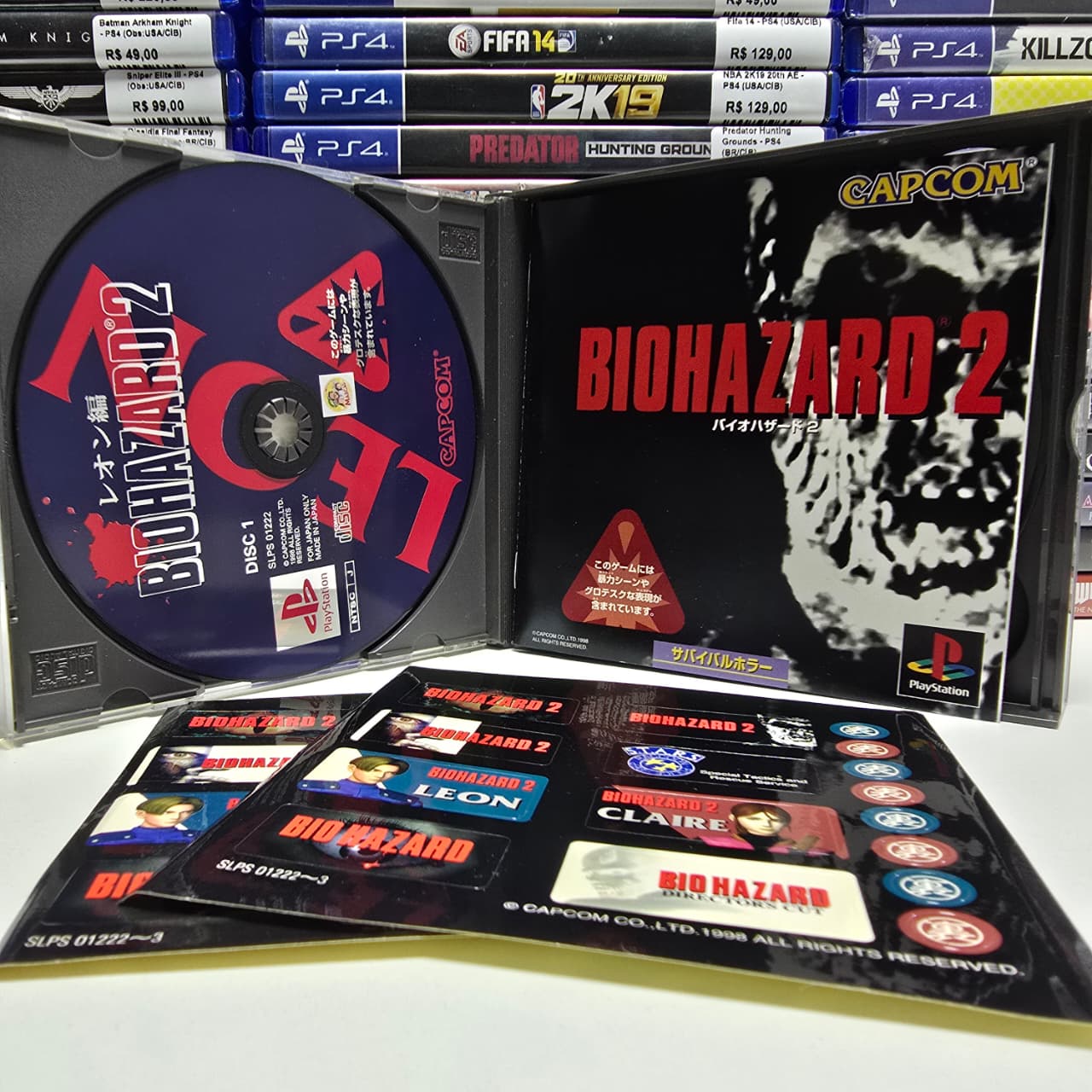 Biohazard 2 - PS1 (JP/CIB) - Fita Games